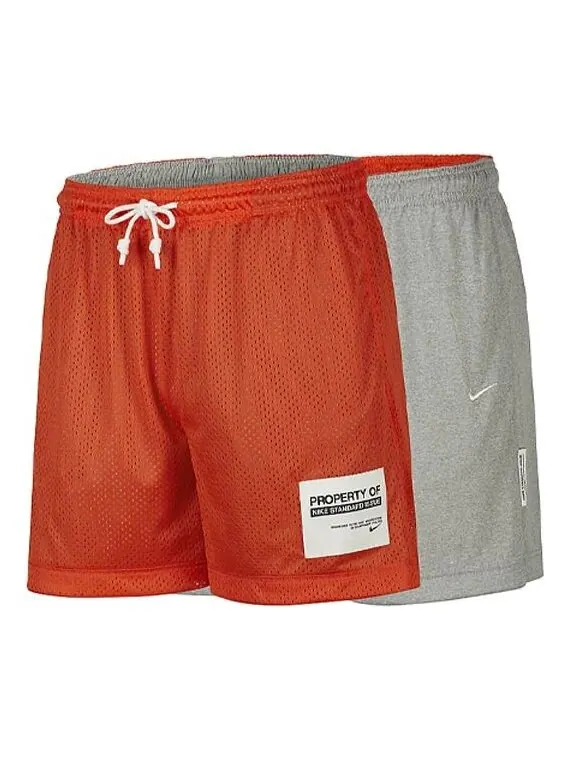 Шорты standard issue reversible basketball shorts for men orange Nike — изображение 1 из 3, оранжевый