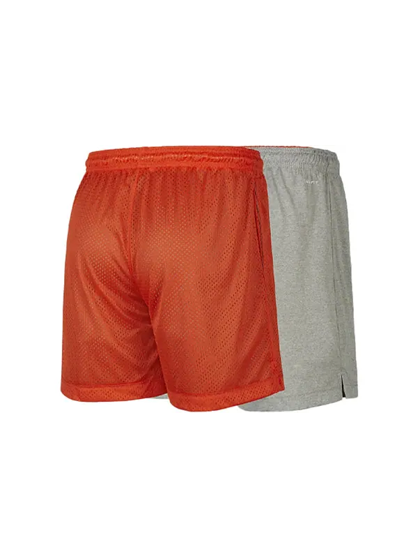 Шорты standard issue reversible basketball shorts for men orange Nike — изображение 2 из 3, оранжевый