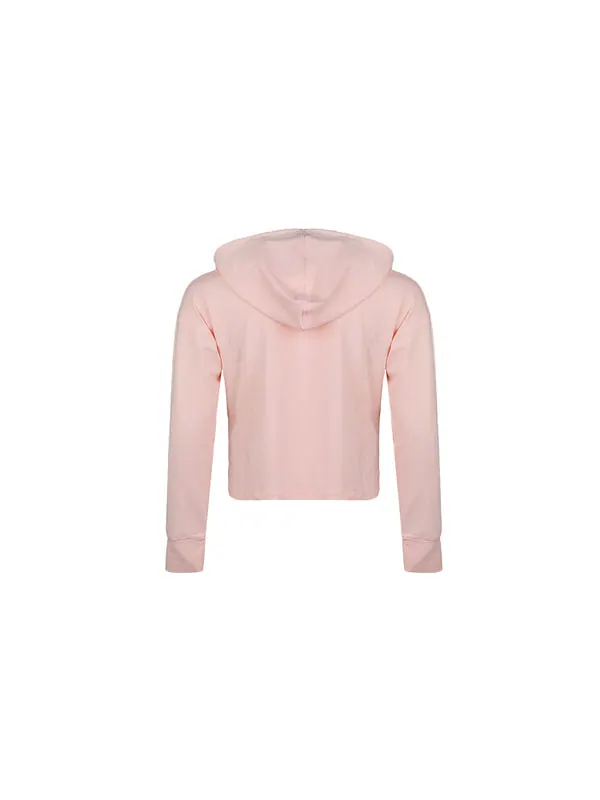 Толстовка yoga jersey crop 'pink' Nike — изображение 2 из 4, розовый