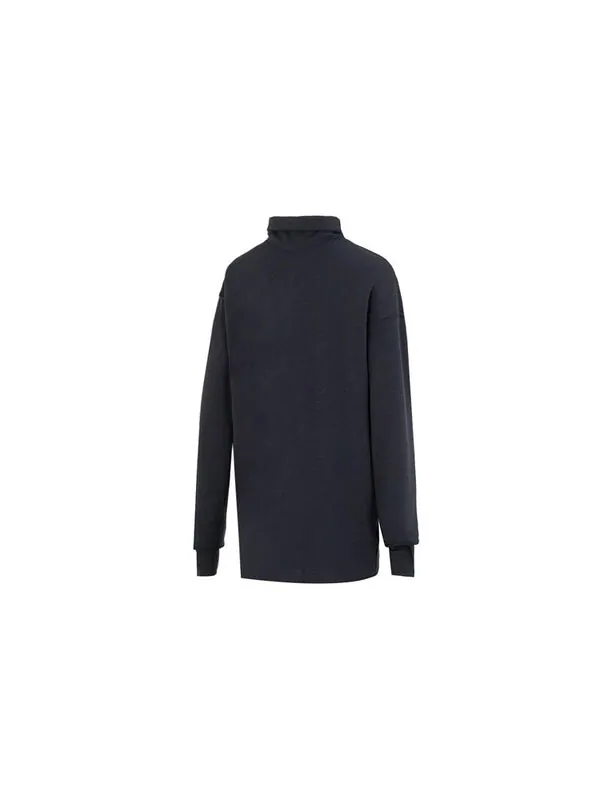 Толстовка (WMNS) Nike Reversible Pullover Maternity 'Black' — изображение 2 из 4, черный
