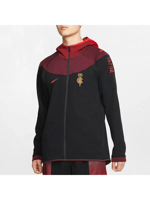 Толстовка Men's Nike x CLOT Crossover Limited Black — изображение 3 из 4, черный