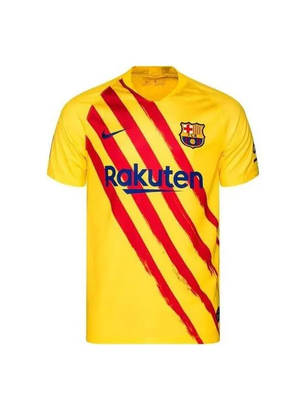 Футболка fc barcelona el classico stadium мужская футбольная майка 19 20 Nike — изображение 1 из 4, золото
