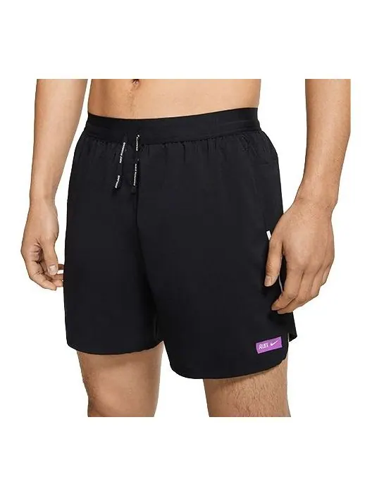 Шорты men's flex stride sports training shorts black Nike — изображение 1 из 4, черный