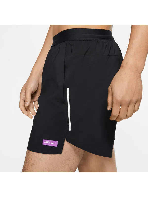 Шорты men's flex stride sports training shorts black Nike — изображение 4 из 4, черный