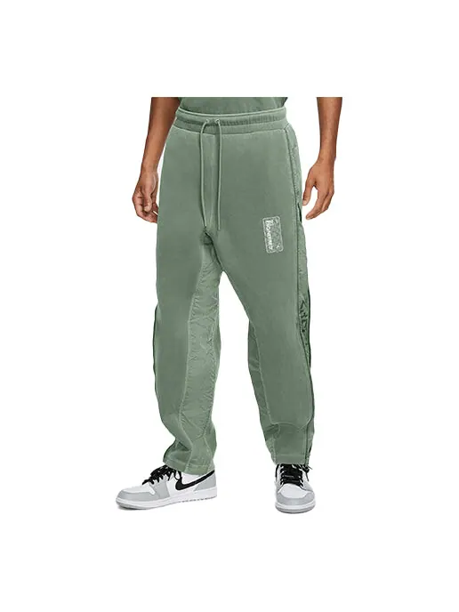 Брюки 23 engineered splicing zipper long pants green Air Jordan — изображение 1 из 4, зеленый