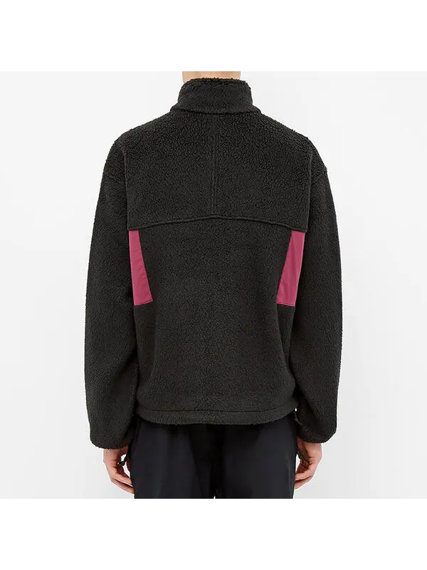 Куртка Nike ACG Colorblock Athleisure Casual Sports Stay Warm Fleece Stand Collar Jacket Black — изображение 3 из 3, черный