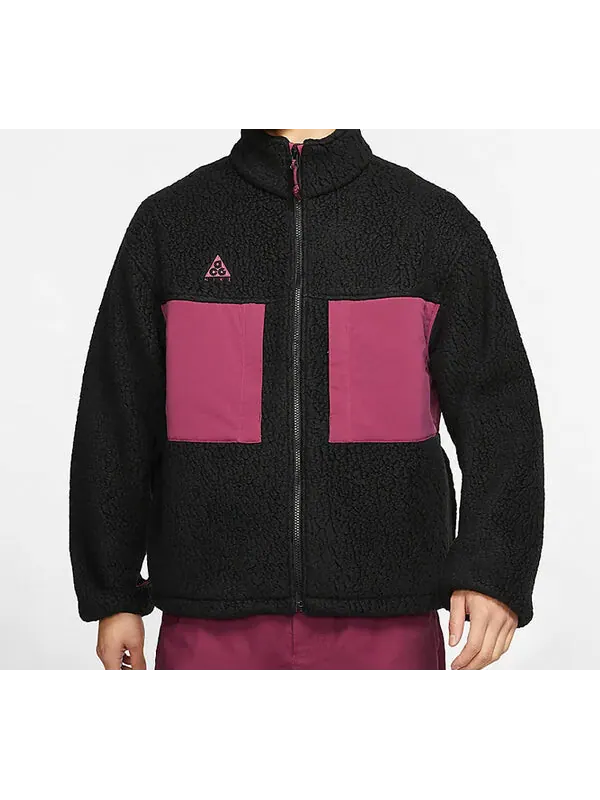 Куртка лабораторная куртка из флиса acg Nike — изображение 3 из 4, черный/красный