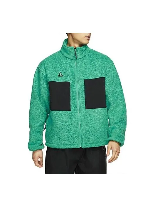Куртка лабораторная куртка из флиса acg Nike — изображение 1 из 2, зеленый/черный