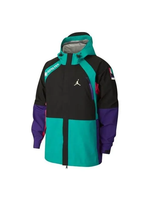 Куртка Air Jordan Winter Utility Gore-tex Casual Sports Hooded Jacket Black — изображение 1 из 4, черный