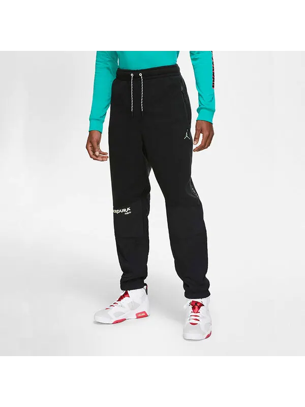 Брюки Air Jordan Winter Utility Cordura Stay Warm polar fleece Splicing Casual Sports Running Long — изображение 4 из 4