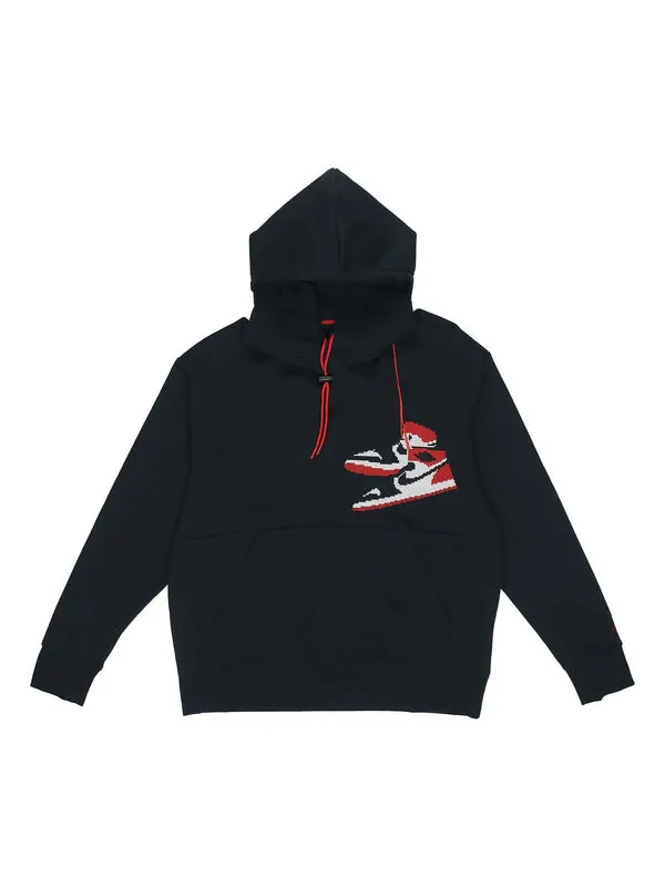 Толстовка Air Jordan Jumpman Holiday Casual Sports Fleece Lined Black — изображение 1 из 4, черный
