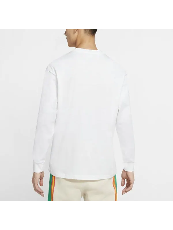 Толстовка Air Jordan Sport Dna Logo Casual Sports Round Neck Pullover White — изображение 4 из 4, белый