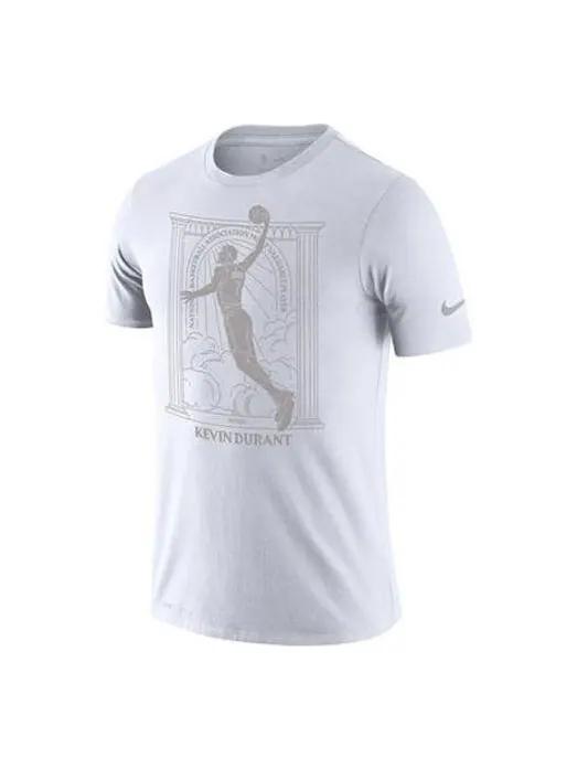 Футболка mvp series nba brooklyn nets durant basketball sports short sleeve white Nike — изображение 1 из 4, белый
