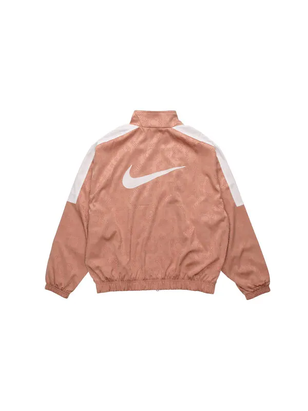 Куртка x clot rose gold silk pattern track jacket pink Nike — изображение 2 из 3, розовый