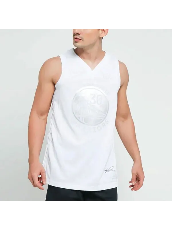 Майка Nike NBA Jersey Stephen Curry Warriors MVP Golden State Warriors Basketball White — изображение 4 из 4, белый