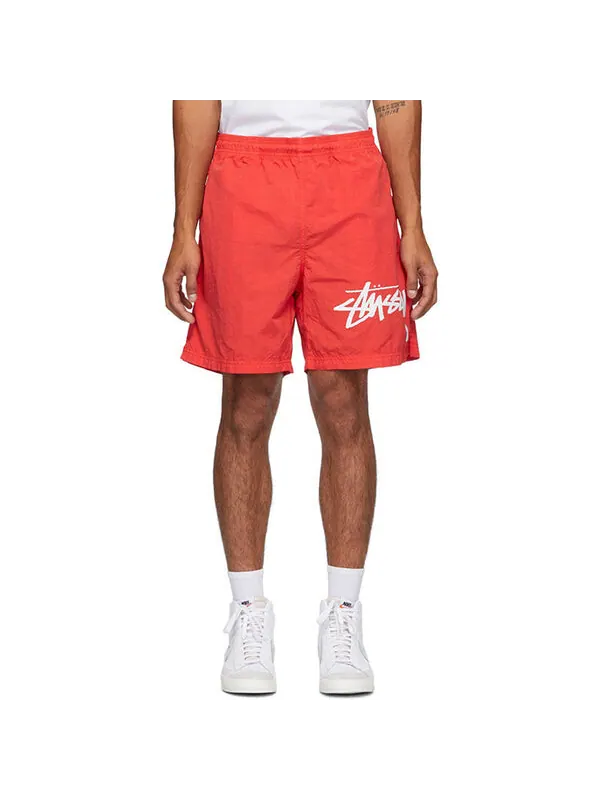 Шорты x nike water short 'red' Stussy — изображение 4 из 4, красный