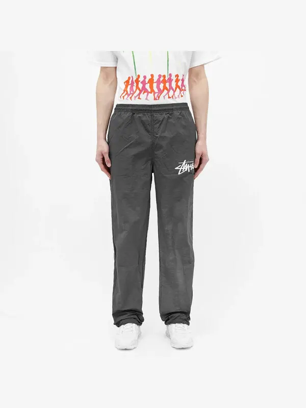 Брюки x nike beach pants 'black' Stussy — изображение 3 из 4, черный/белый