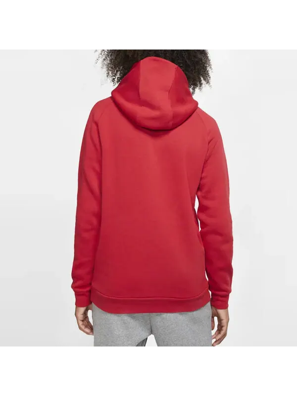 Толстовка с капюшоном Jumpman с принтом дымохода из флиса, Air Jordan — изображение 4 из 4, красный