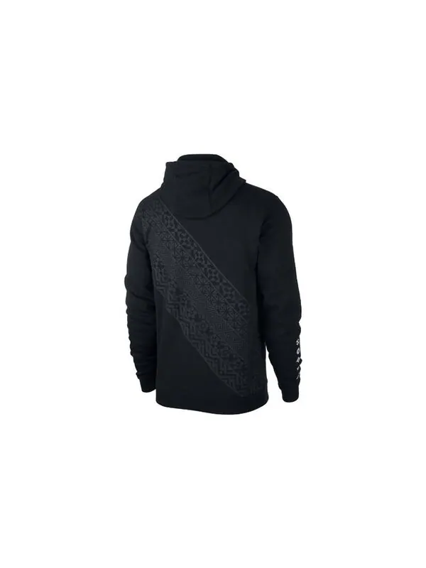Толстовка men's club twill printing pullover black Nike — изображение 2 из 4, черный
