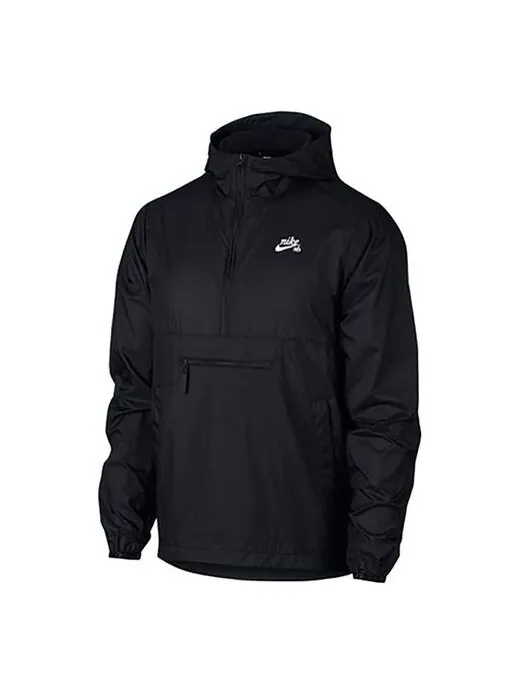 Куртка Nike SB Skateboard JKT Jacket Men's Woven Hooded Sports Jacket — изображение 1 из 3, черный