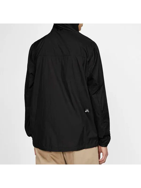 Куртка Nike SB Skateboard JKT Jacket Men's Woven Hooded Sports Jacket — изображение 3 из 3, черный