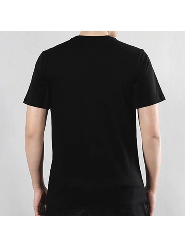 Футболка sportswear alphabet printing short sleeve black Nike — изображение 4 из 4, черный