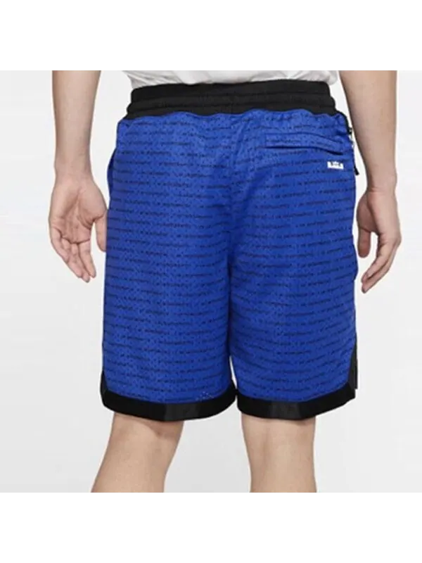 Шорты x un mtaa hoodie lebron crossover series sports basketball shorts blue Nike — изображение 4 из 4, синий