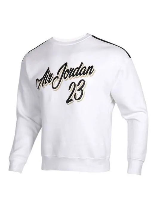 Толстовка Air Jordan 23 Remastered Plush Pull-On Sweatshirt For Men White — изображение 1 из 4, белый