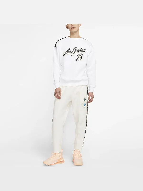 Толстовка Air Jordan 23 Remastered Plush Pull-On Sweatshirt For Men White — изображение 3 из 4, белый