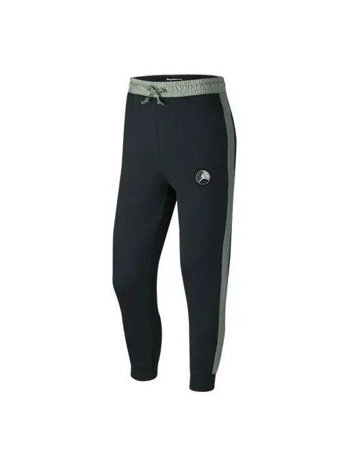 Спортивные штаны Air Jordan Pattern Sports Pants Men's Seagrass Green — изображение 1 из 4, зеленый