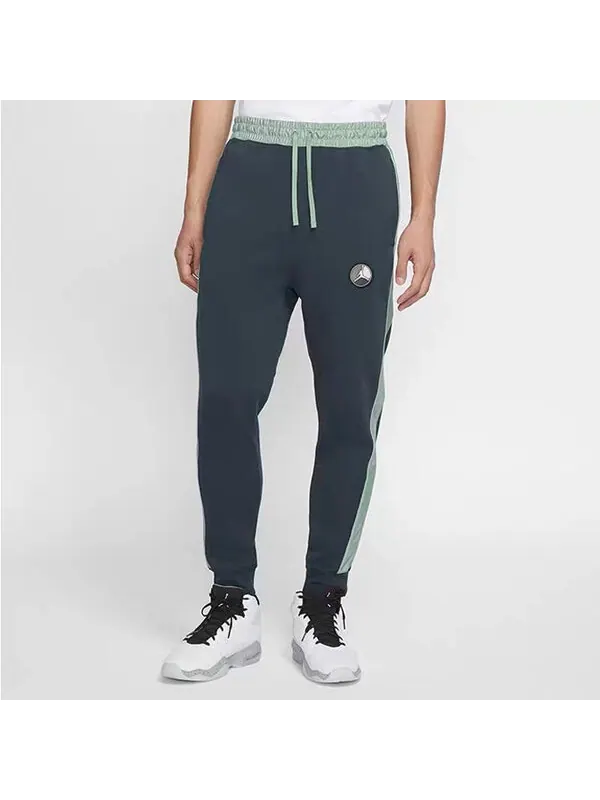 Спортивные штаны Air Jordan Pattern Sports Pants Men's Seagrass Green — изображение 4 из 4, зеленый