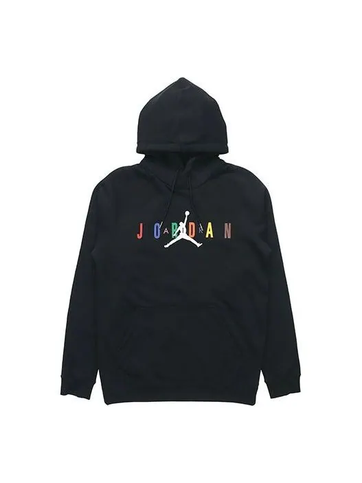 Толстовка Air Jordan Air Sport Dna Hbr Patch Pattern Fleece Lined Knit Pullover Black — изображение 1 из 4, черный
