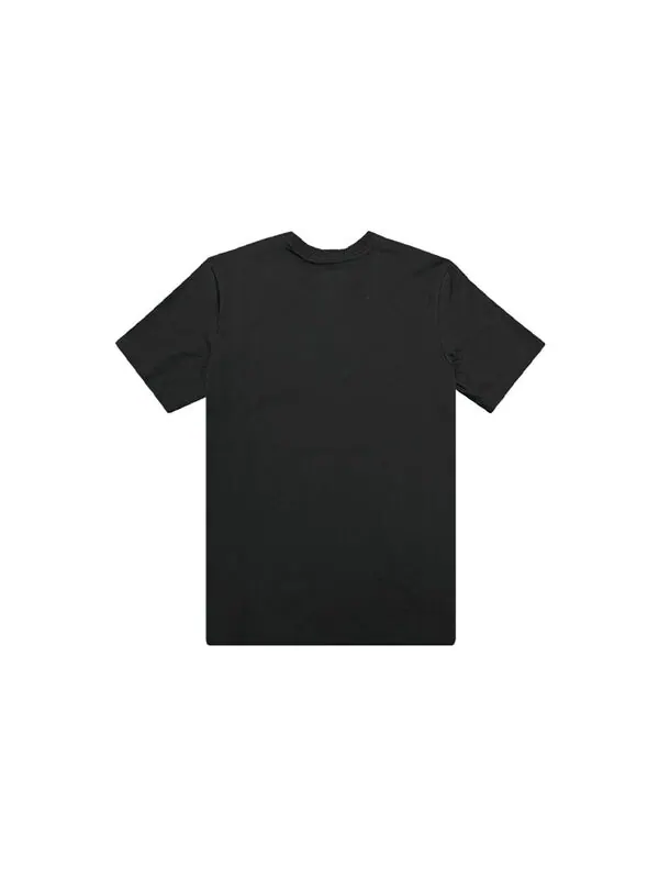 Футболка letter print sports short-sleeved men's black Nike — изображение 2 из 2, черный