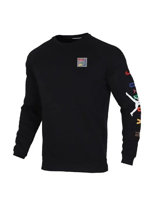 Толстовка Men's Air Jordan Sports Long Sleeves Black — изображение 1 из 3, черный