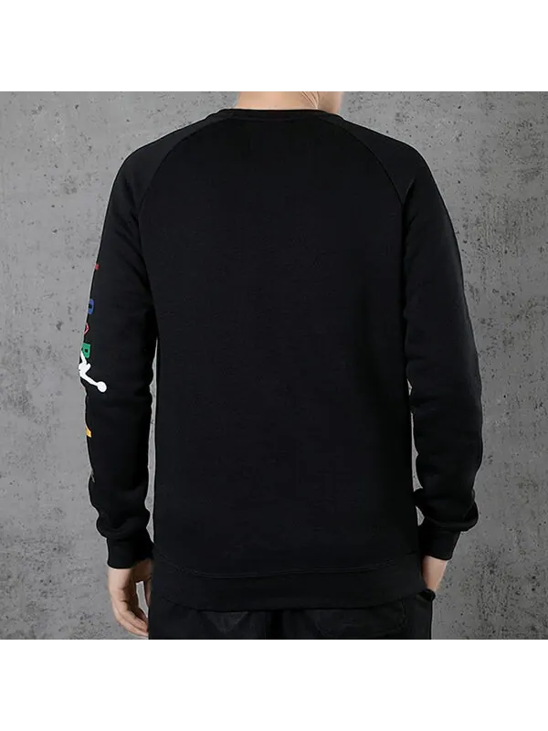 Толстовка Men's Air Jordan Sports Long Sleeves Black — изображение 3 из 3, черный