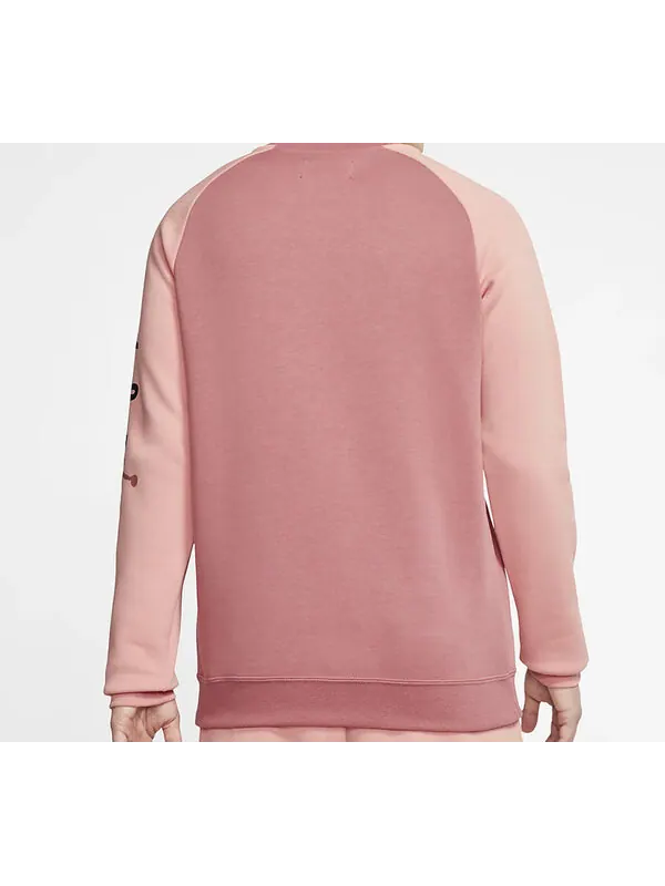 Толстовка Air Jordan Sport DNA Fleece Lined Knit quartz Pink — изображение 4 из 4, розовый