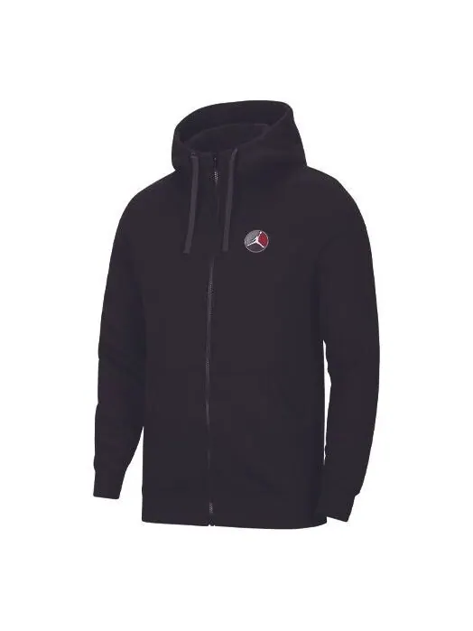 Толстовка Men's Air Jordan Remastered Bruished Fleece Black — изображение 1 из 2, черный