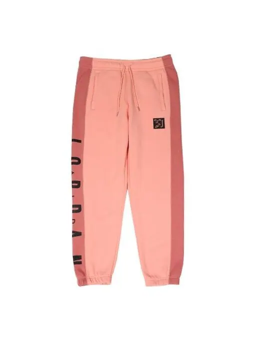 Спортивные штаны Air Jordan Fleece Lined Stay Warm Sports Long Pants Pink — изображение 1 из 4, розовый