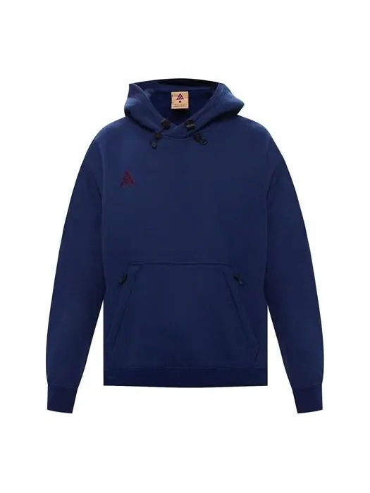 Толстовка Men's Nike ACG Hoody Fleece Navy Blue — изображение 1 из 4, синий