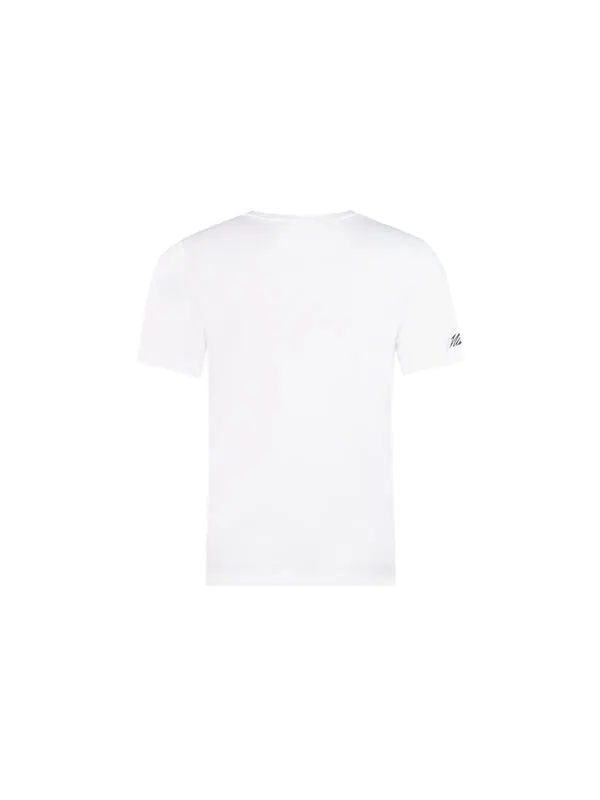 Футболка dri fit с круглым вырезом и коротким рукавом Nike — изображение 2 из 4, белый
