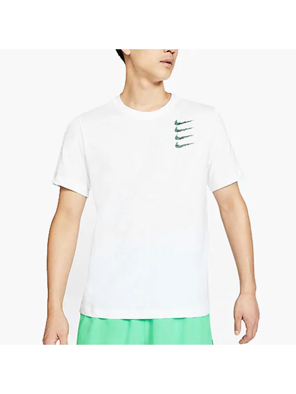 Футболка dri fit с круглым вырезом и коротким рукавом Nike — изображение 4 из 4, белый