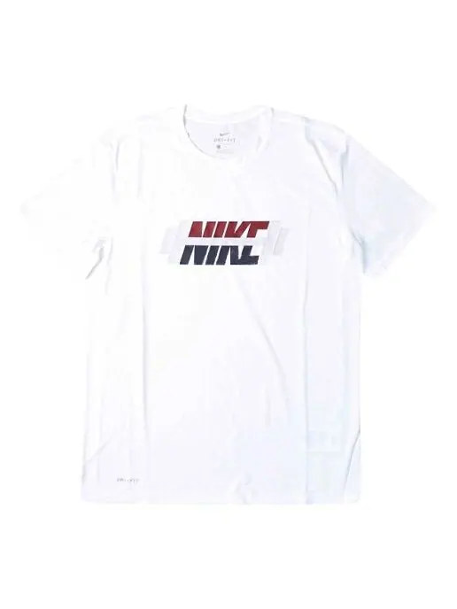 Футболка dri-fit legend logo printing short sleeve white Nike — изображение 1 из 4, белый