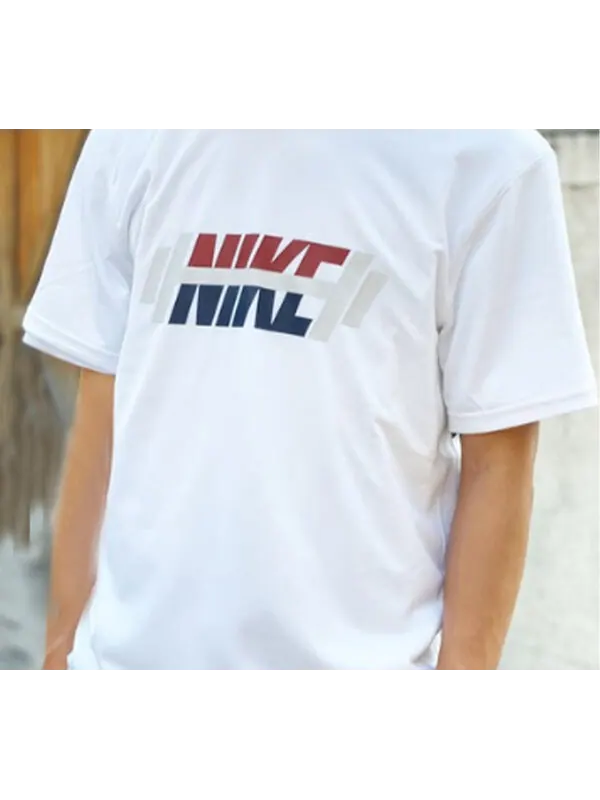 Футболка dri-fit legend logo printing short sleeve white Nike — изображение 4 из 4, белый