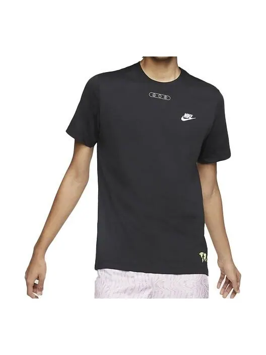 Футболка sportswear printing short sleeve 'beaverton black' Nike — изображение 1 из 2, черный