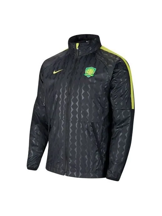 Куртка Nike Beijing Zhonghe Guoan Soccer/Football Training Sports Jacket Black — изображение 1 из 4, черный