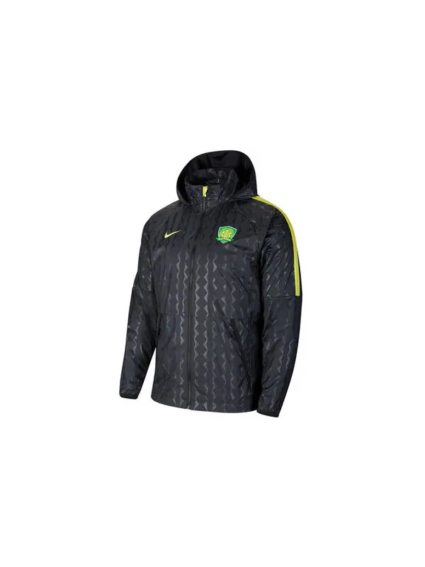 Куртка Nike Beijing Zhonghe Guoan Soccer/Football Training Sports Jacket Black — изображение 3 из 4, черный