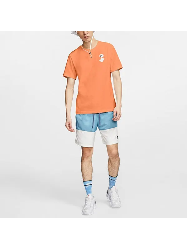 Футболка как m sportswear nsw tee shoe print short sleeve red orange Nike — изображение 3 из 4, оранжевый