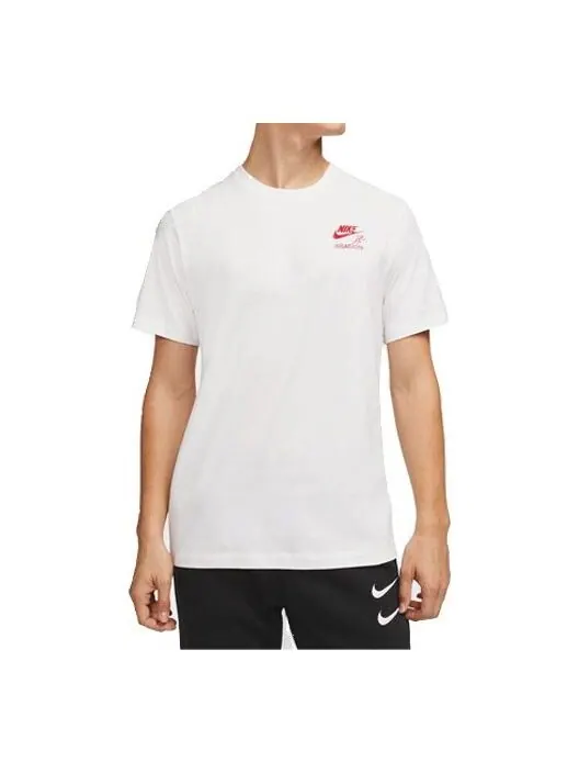 Футболка men's sportswear retro white t-shirt Nike — изображение 1 из 4, белый