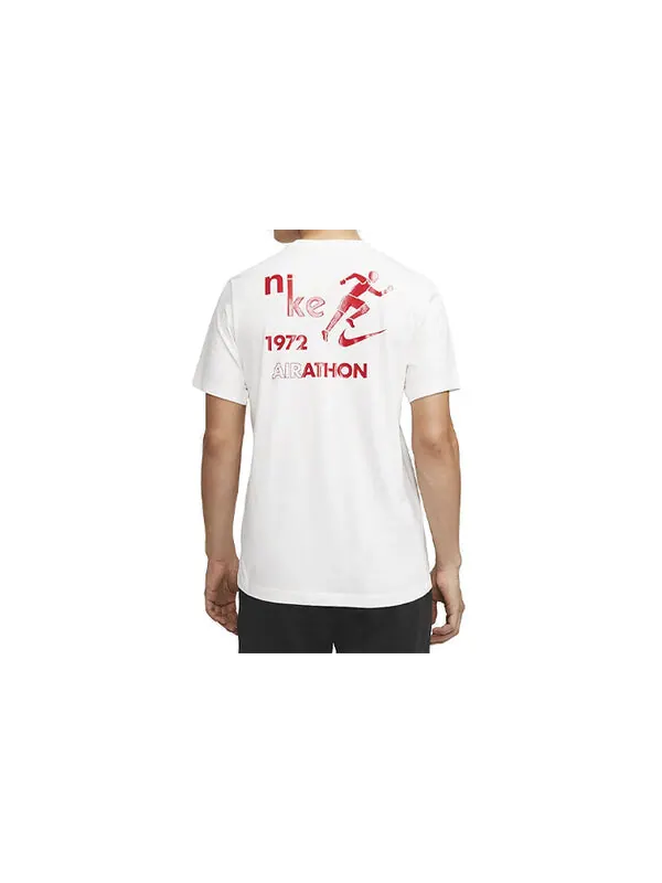 Футболка men's sportswear retro white t-shirt Nike — изображение 2 из 4, белый