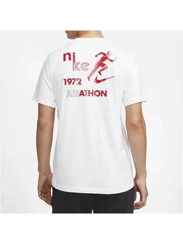 Футболка men's sportswear retro white t-shirt Nike — изображение 4 из 4, белый